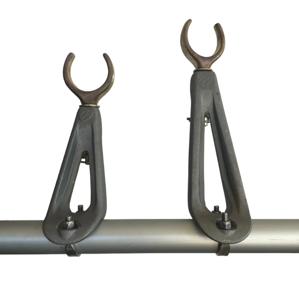 Dos toleteras de aluminio para frames